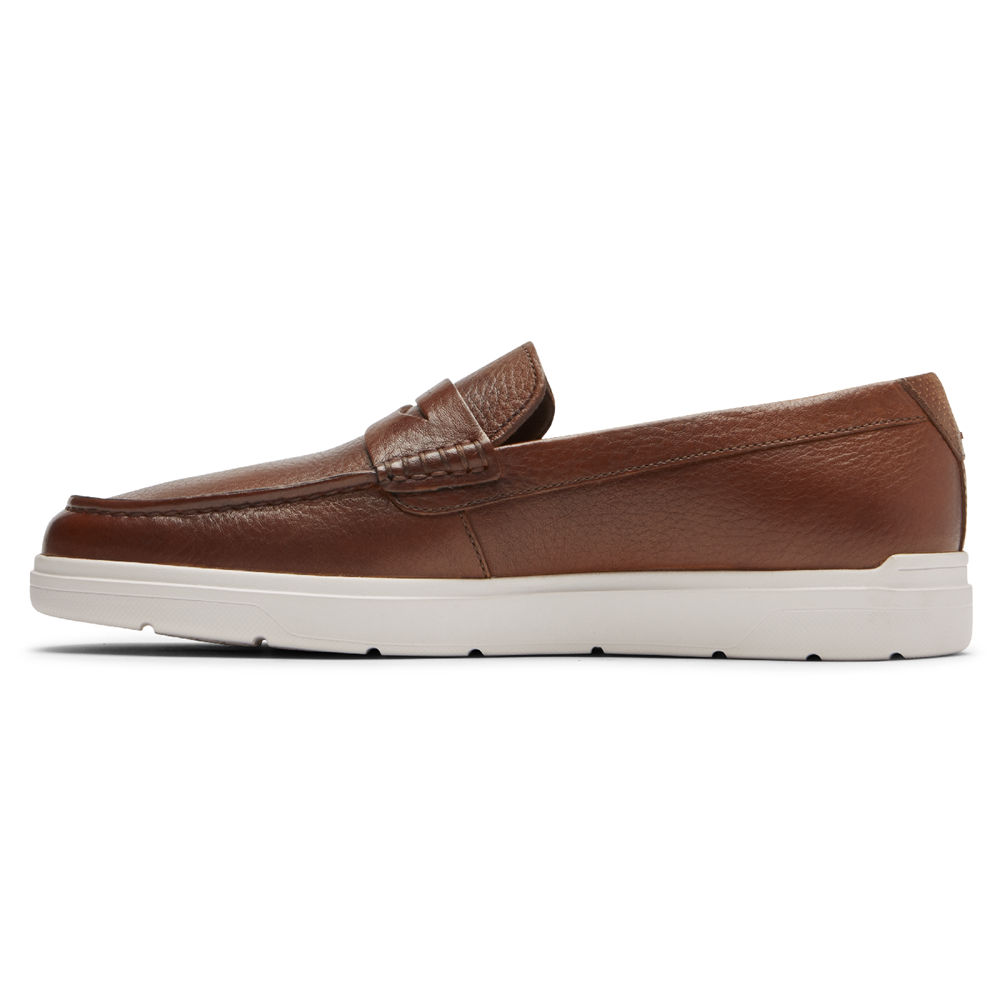 Mocasines Rockport Hombre Mexico - Total Motion Lite Penny Marrom - AJSBT0438